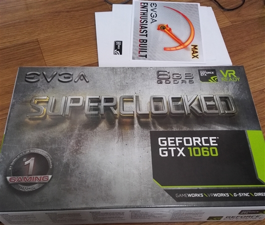 GeForce GTX1060 SC GAMINGの外箱