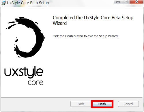 UXStyle coreをインストール04