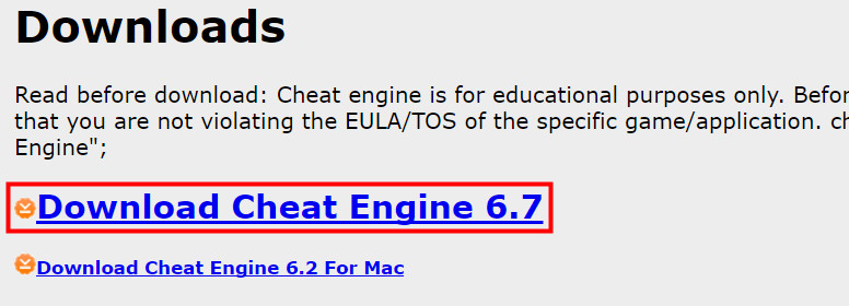 Cheat Engineをインストール01